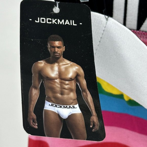 JOCKMAIL Rainbow Mens LARGE Base Layer Pants Cotton Long Johns Legging New Tags - Picture 5 of 12